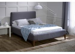 Andro 4ft6 Double Grey Upholstered Bed Frame 1